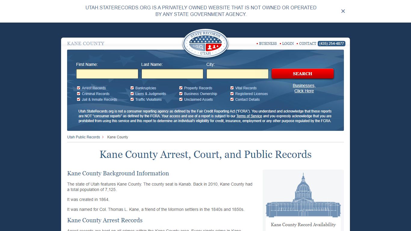 Kane County Arrest, Court, and Public Records